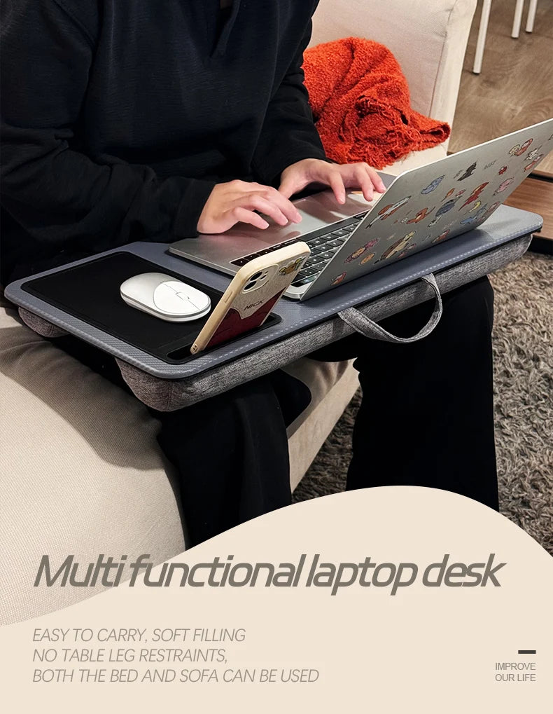 Premium Ergonomic Laptop Desk - Adjustable & Portable Design