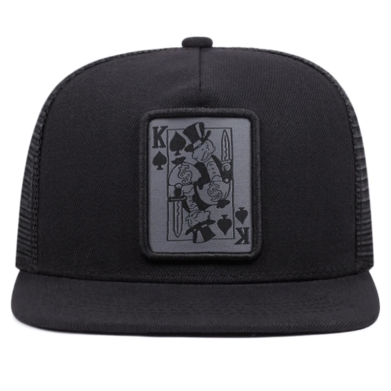 Premium Hip Hop Caps - Playing Card Snapback