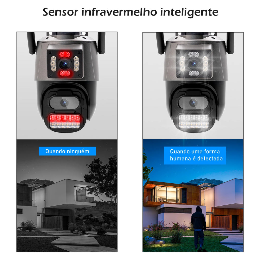 Professional 4K Wifi Security Camera - 6MP Smart 360 Surveillance