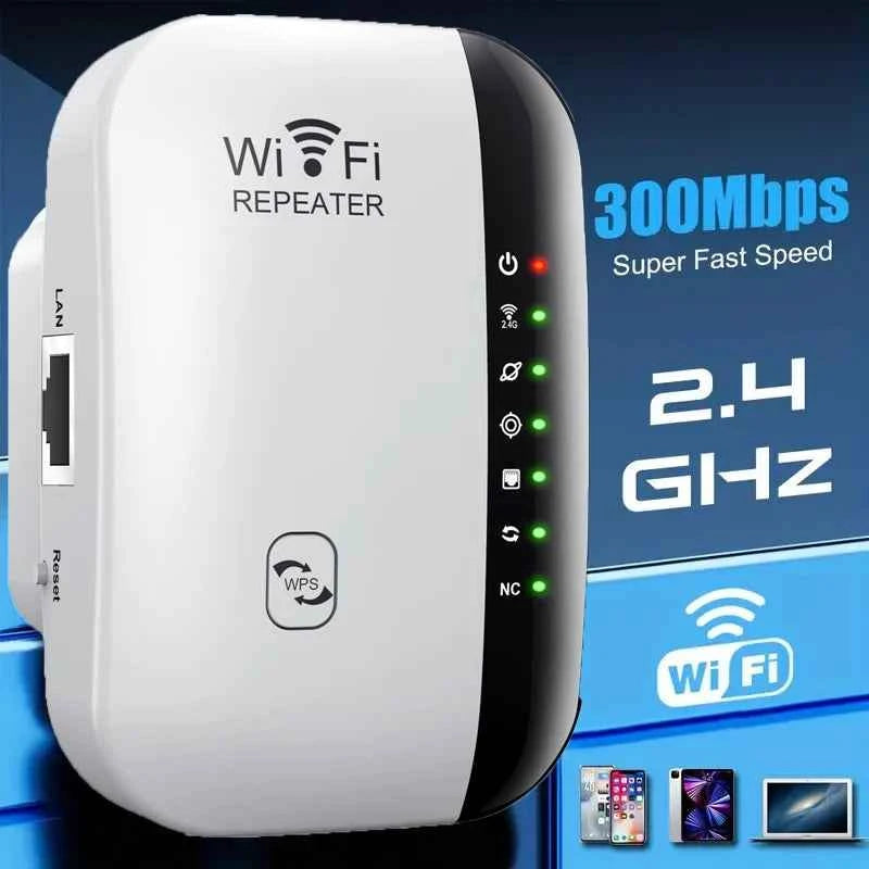 Professional Wi-Fi Range Extender - 300Mbps Signal Booster
