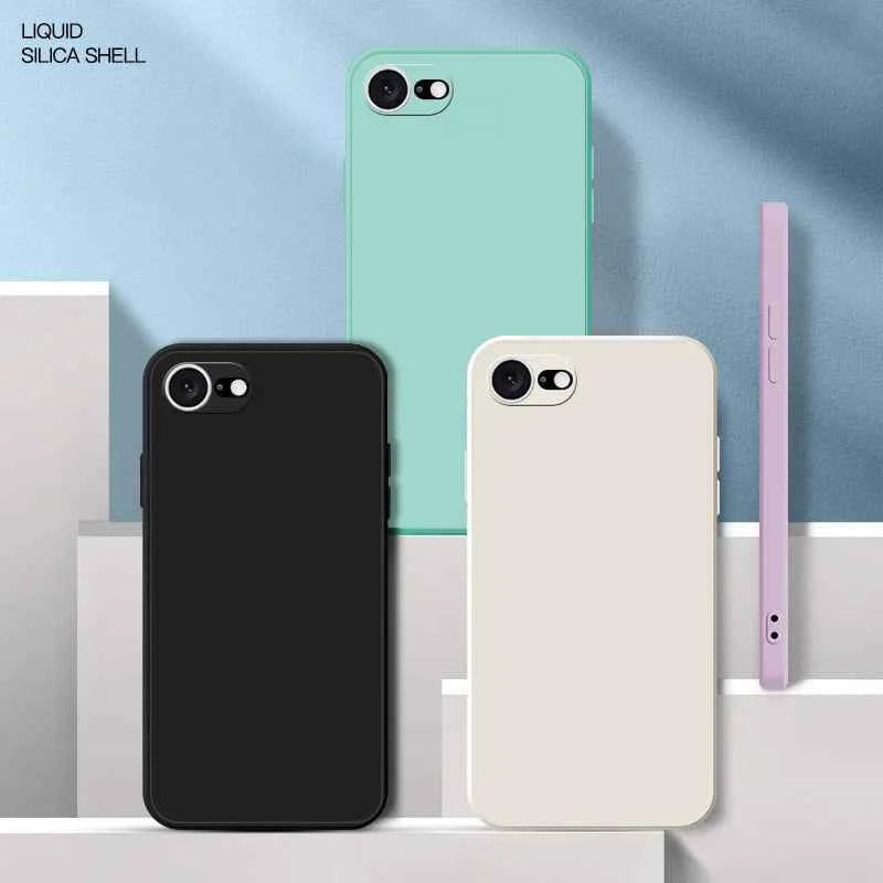 Luxury Silicone iPhone Case - Shockproof & Original Fit