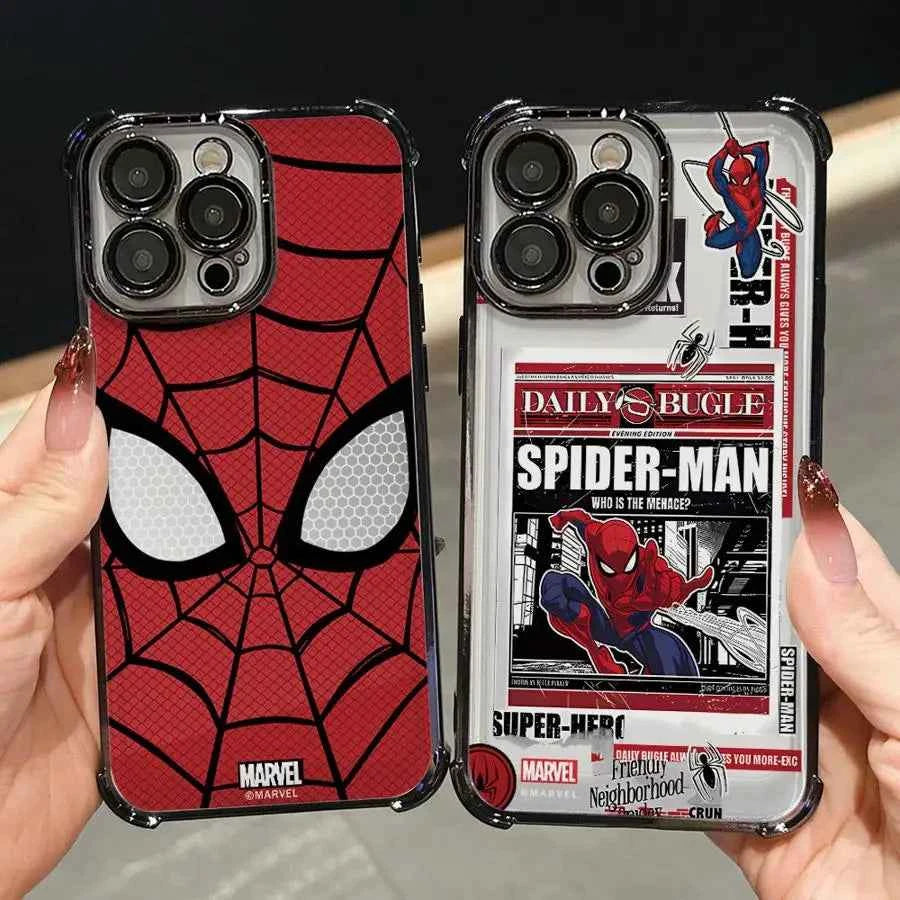 Premium Spider Man Phone Case - Anti-Fall Plating Cover