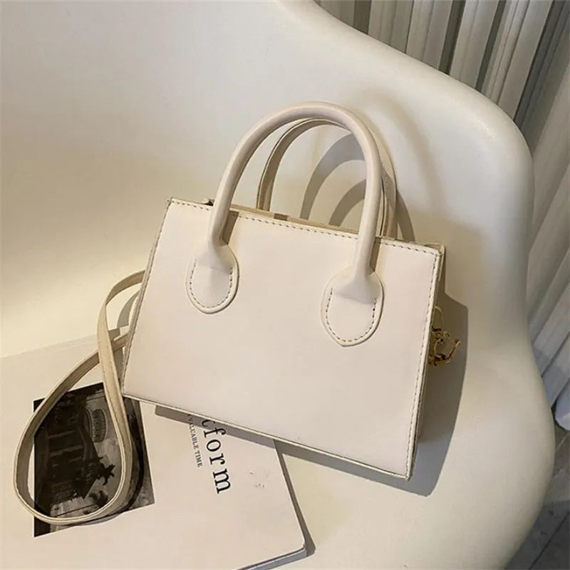 Elegant Mini Crossbody Bag - Chic Top Handle Purse