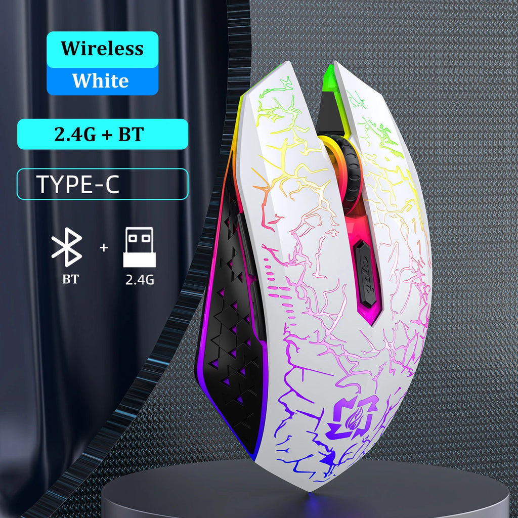 Premium Dual Mode Gaming Mouse - Bluetooth 5.2 & 2.4G Wireless