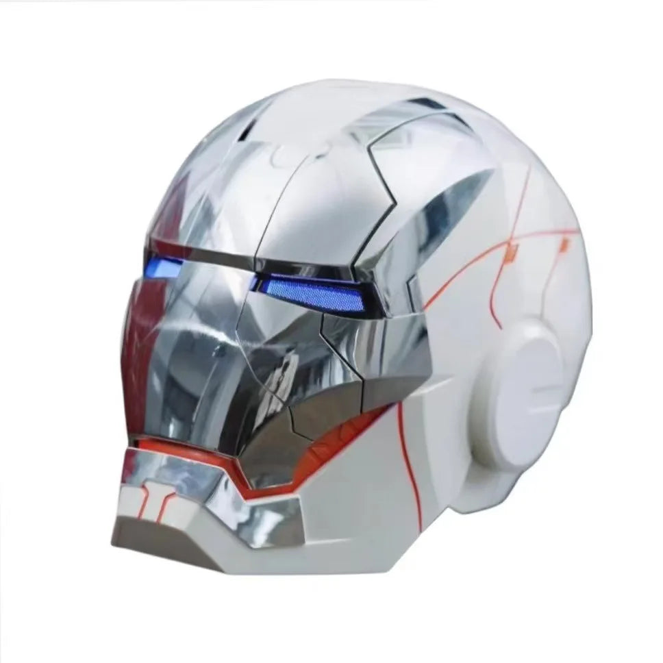 Premium Iron Man Helmet - 1:1 Wearable Voice Control LED Mask