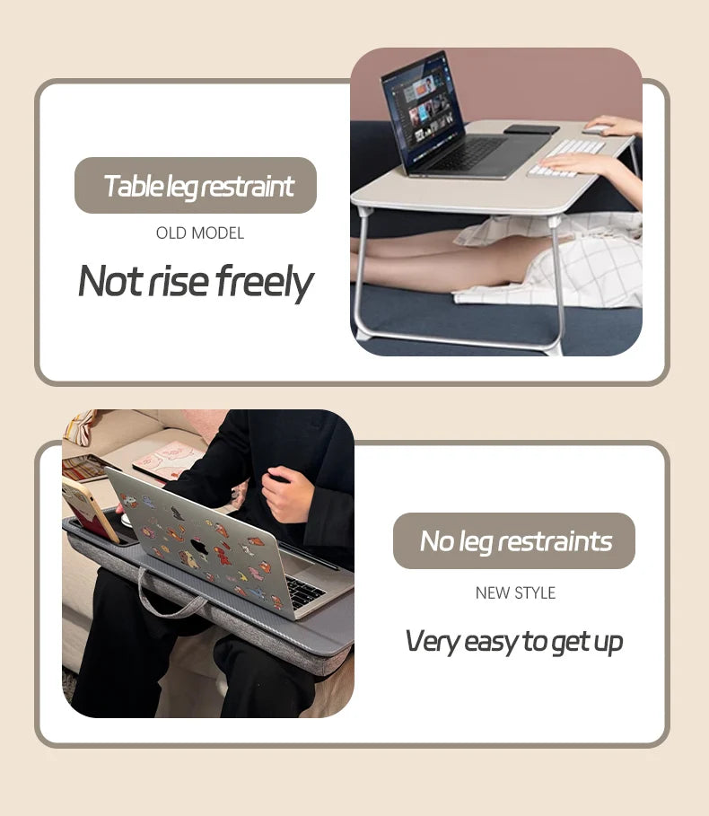Premium Ergonomic Laptop Desk - Adjustable & Portable Design