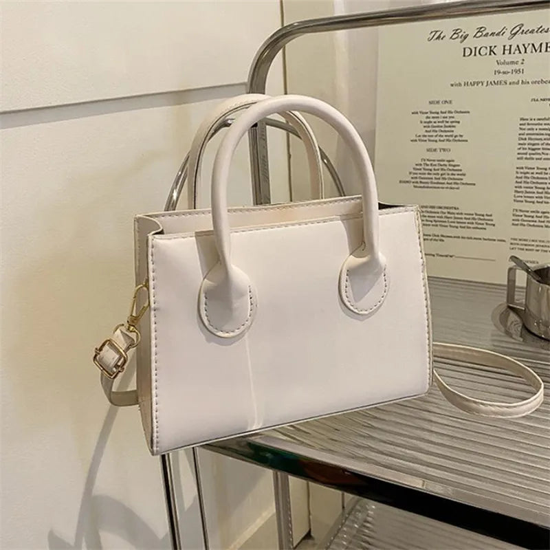Elegant Mini Crossbody Bag - Chic Top Handle Purse