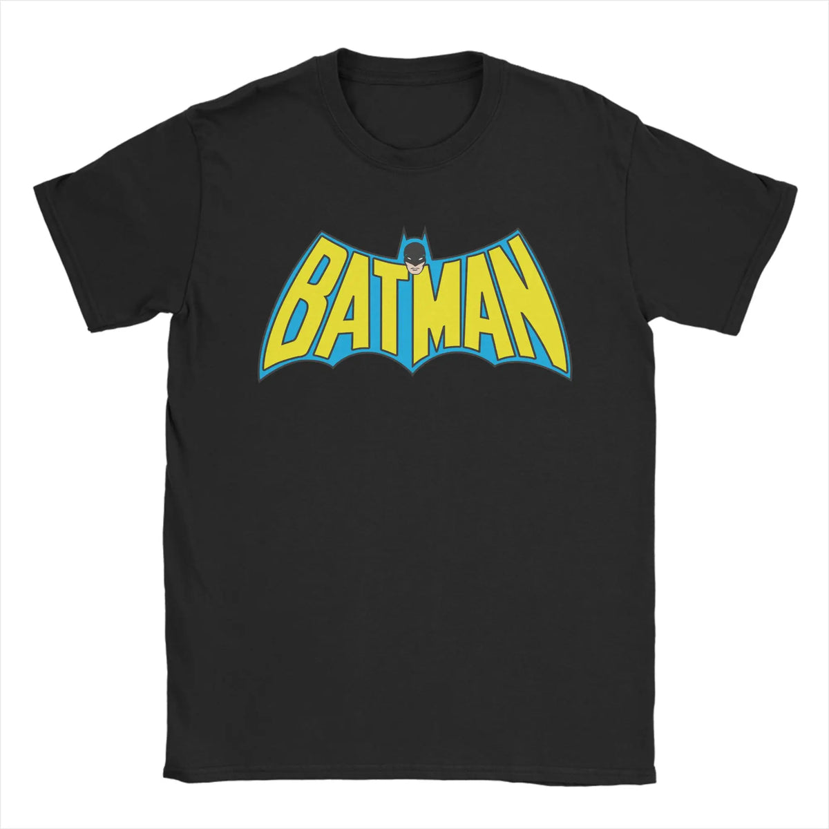 Premium Batman Black Logo T-Shirt - 100% Cotton Novelty Tee