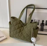 Elegant Quilted Tote Bag - Large Capacity Handbag