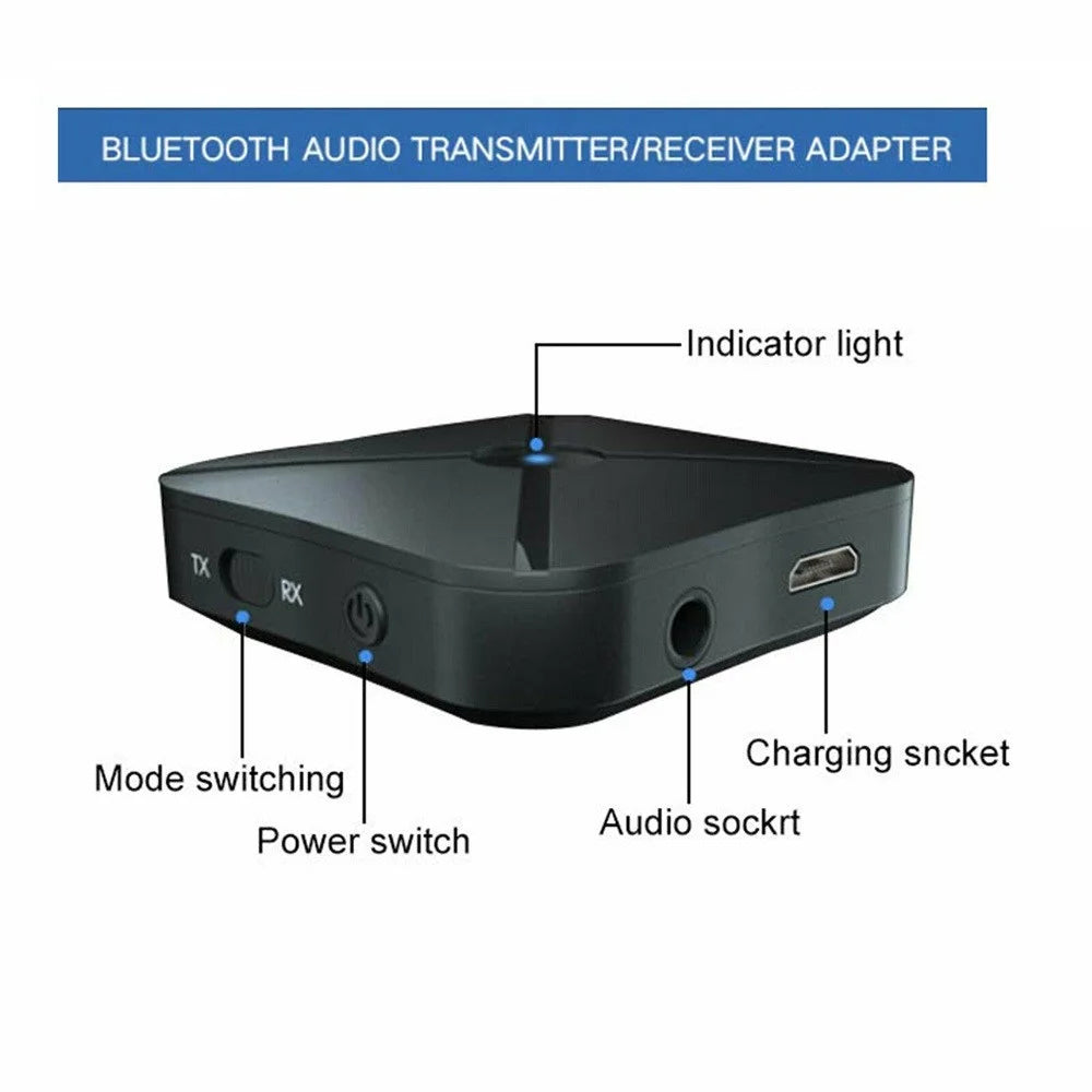 Premium Bluetooth TV Headset with Wireless Adapter - Over-Ear TV Headphones