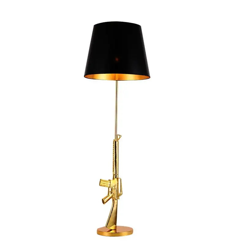 Luxury AK47 Gun Design Lamp - Creative Metal Desk Decor