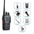 Professional PMR Walkie Talkie 2-Pack - 16 Channel UHF Two Way Radio