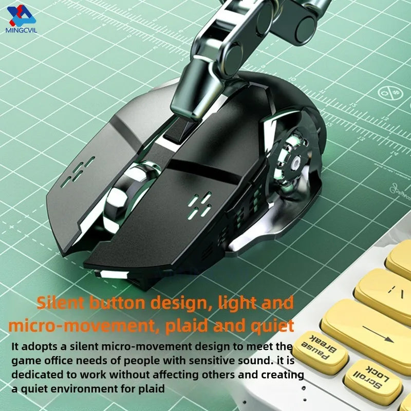 Premium Wireless Gaming Mouse - Rechargeable with RGB Backlight