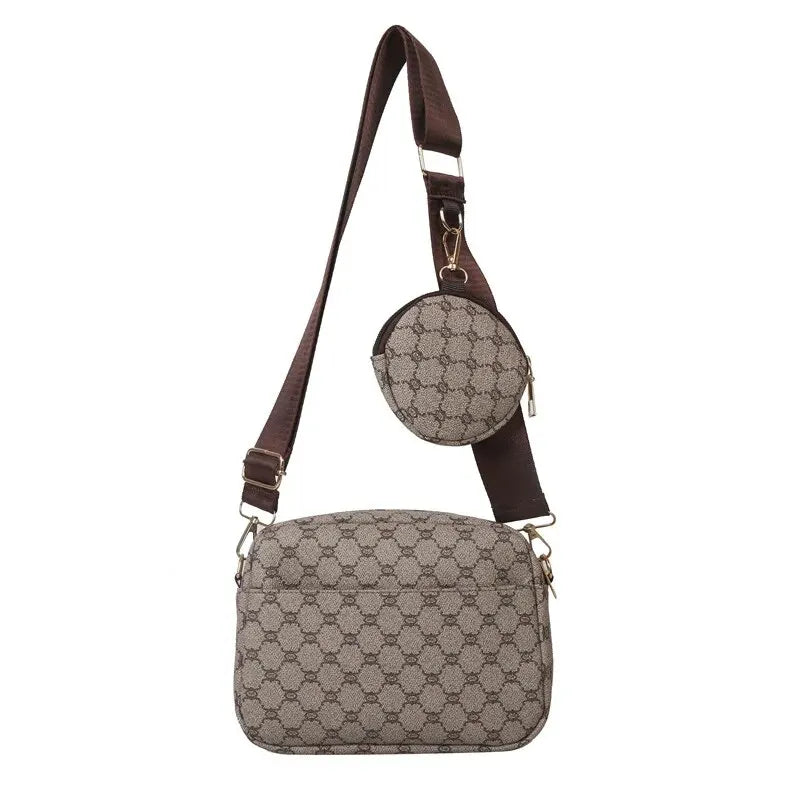 Elegant Vintage Leather Handbag - Soft PU Shoulder Tote
