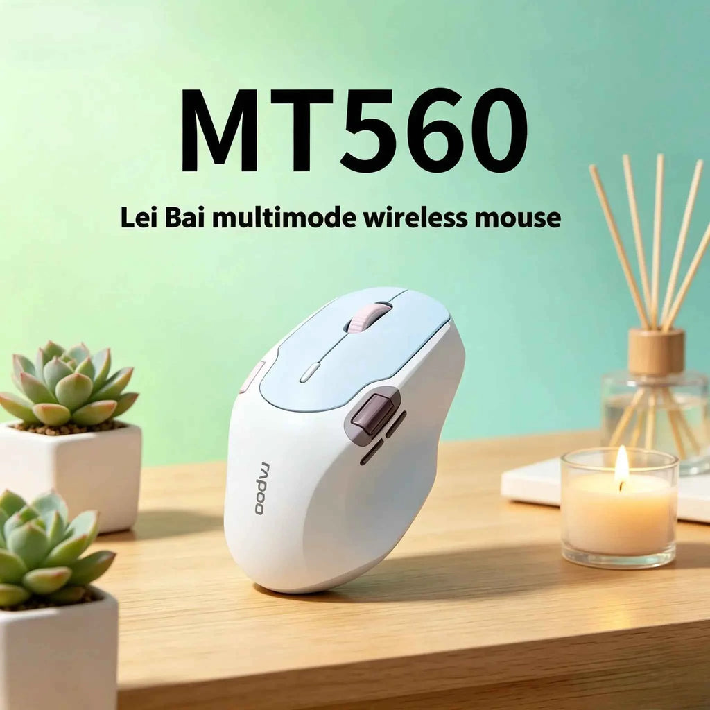 Ergonomic wireless gaming mouse - MT560 lightweight design with hall magnetic scroll knob