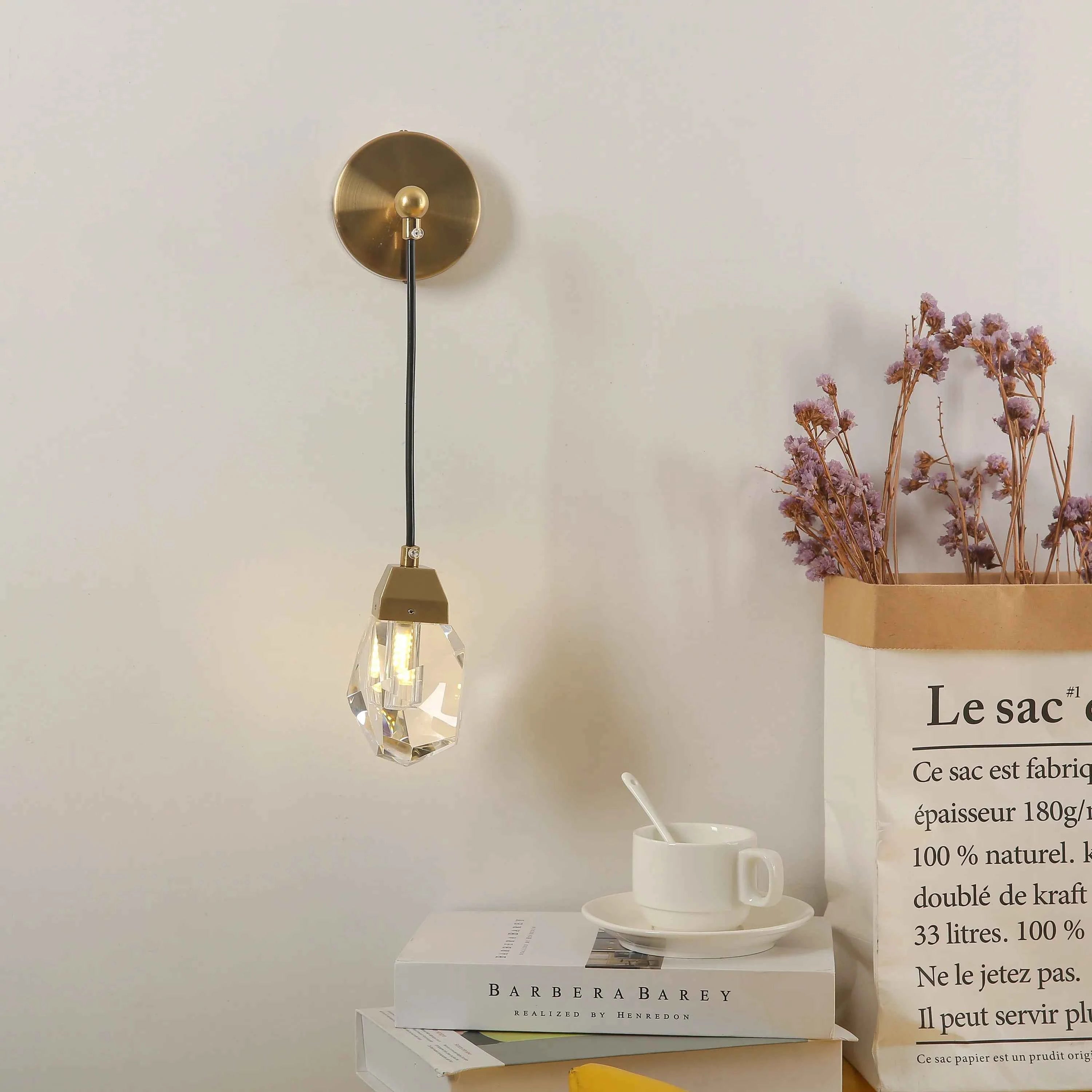 Premium Modern Gold Wall Lamp - G9 Indoor Lighting
