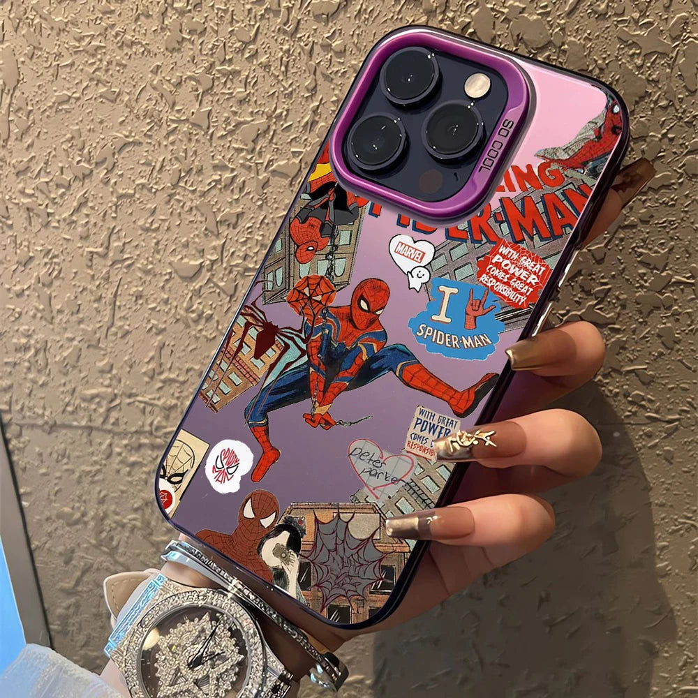 Premium Spiders M-Man Phone Case - Anti Fall Matte Back Cover
