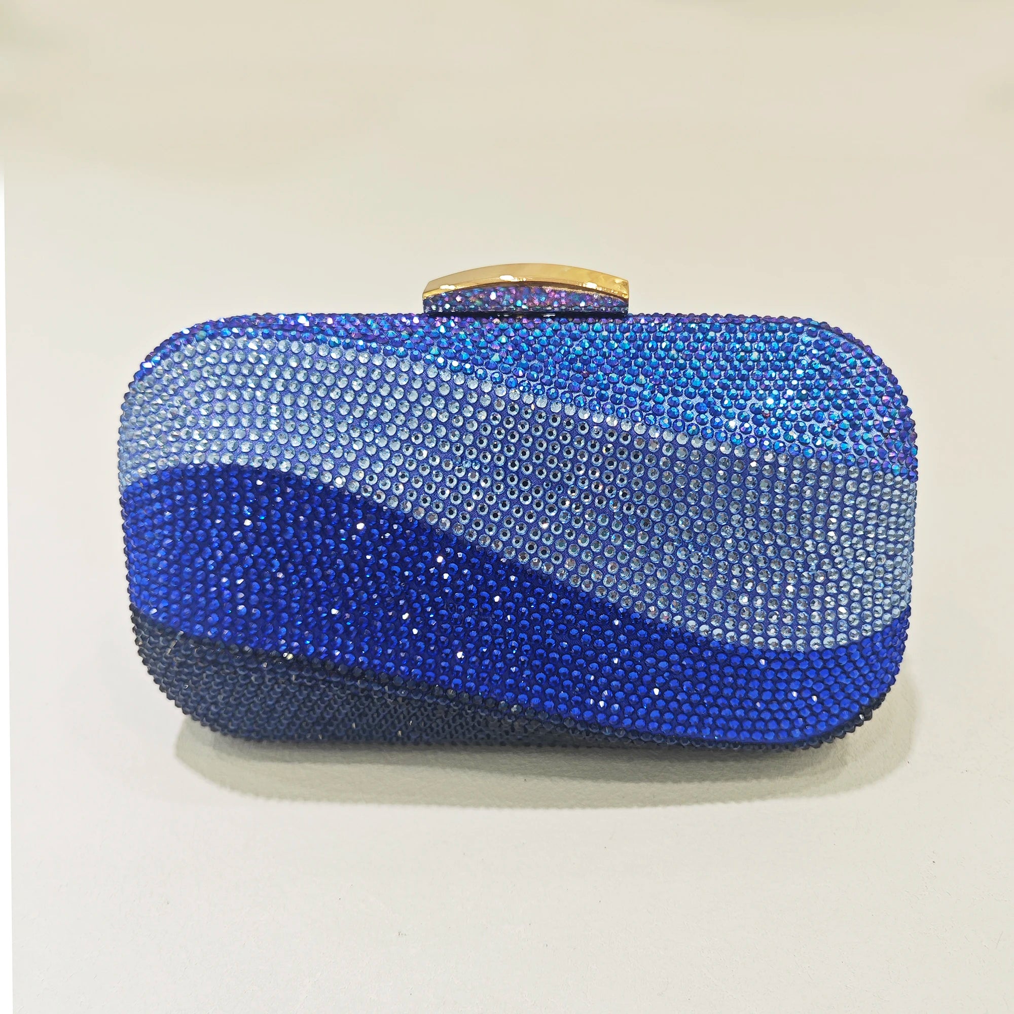 Elegant Crystal Clutch Evening Bag - Luxury Minaudiere Handbag
