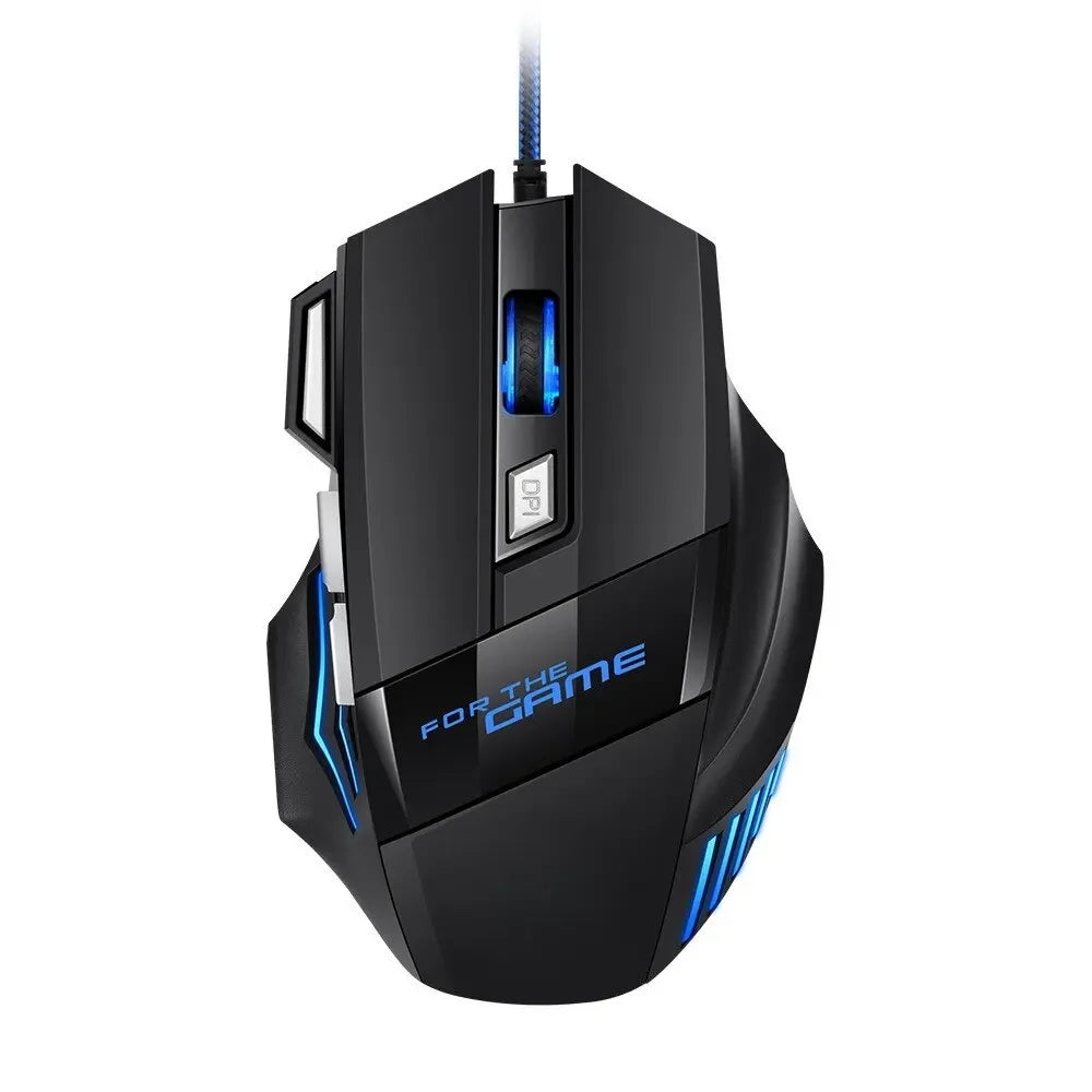Premium Ergonomic Gaming Mouse - RGB Backlit 7D Esports Wired