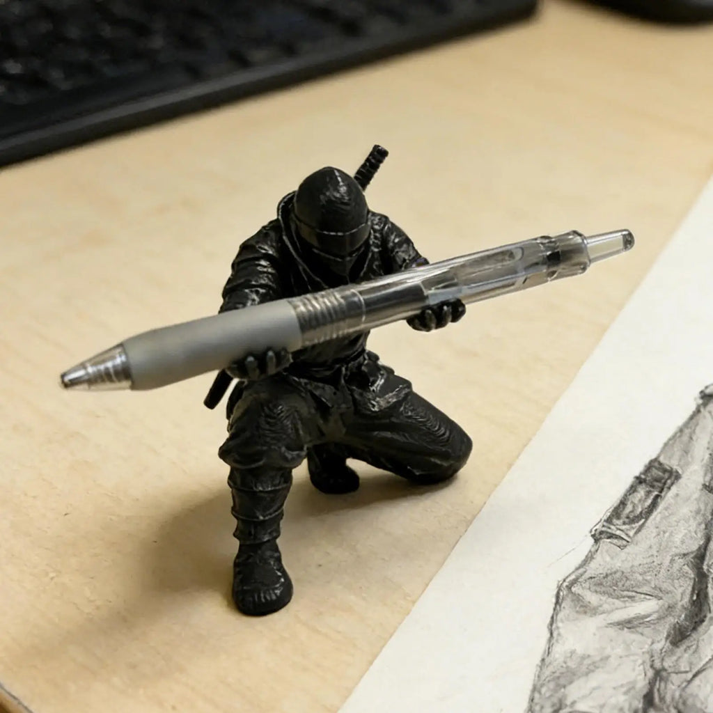 Premium 3D Printed Pen Holder - Decorative Desk Organizer