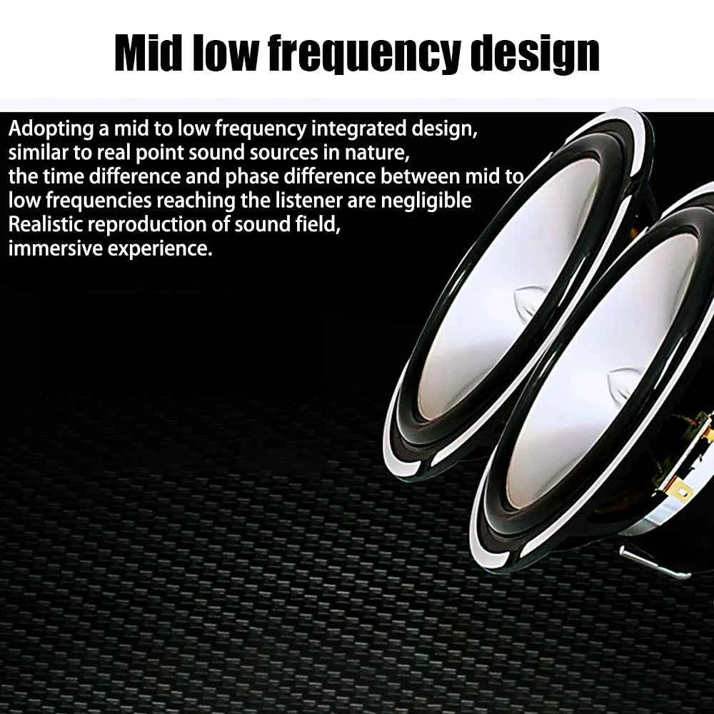 Premium Car Speaker Set - Two-Way Full Range Audio Kit