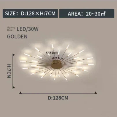 Luxury Modern LED Chandelier - Elegant Ceiling Light Fixture