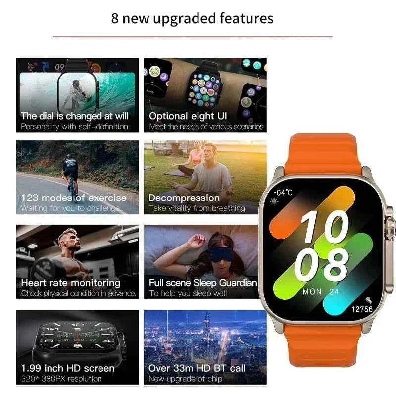 Premium Ultra Smart Watch 49mm - GPS & Bluetooth Calling