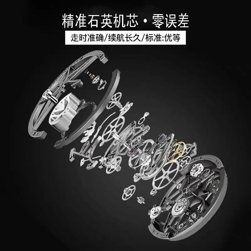 Luxury Leather Men's Watch - Elegant Business Timepiece