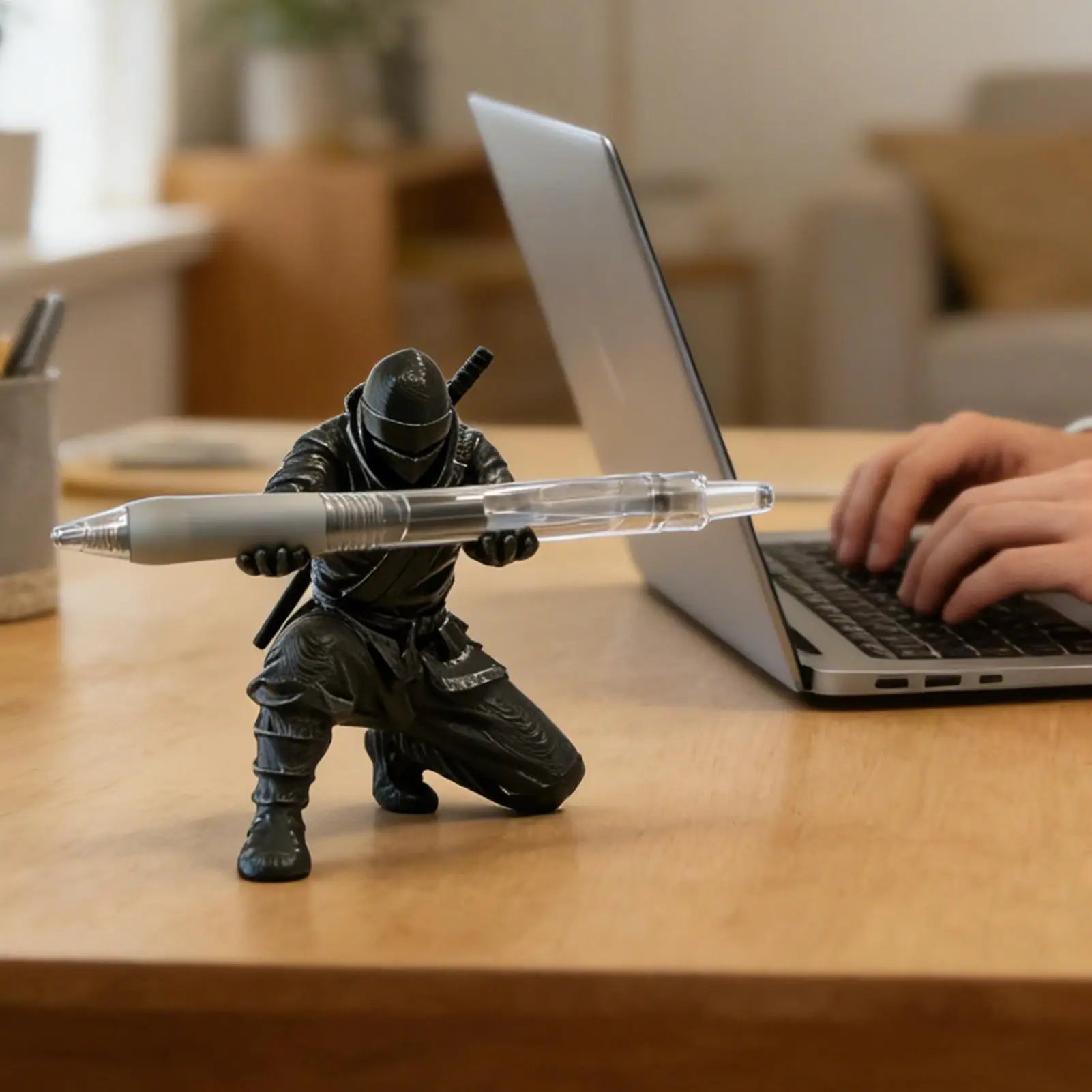 Premium 3D Printed Pen Holder - Decorative Desk Organizer