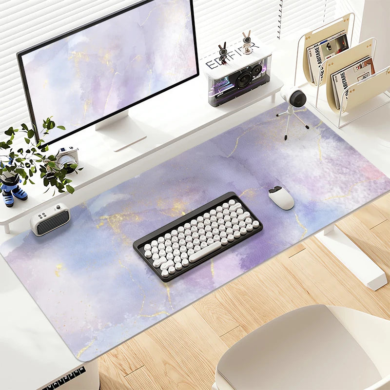 Premium Waterproof Leather Mouse Pad - Large Desk Mat