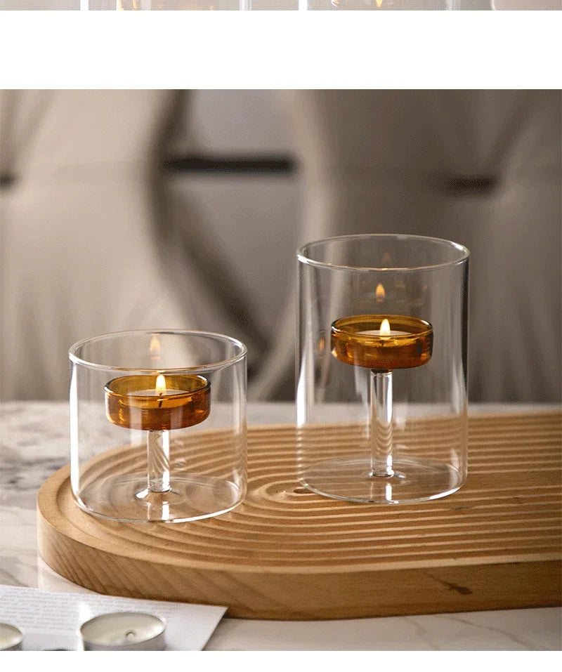 Elegant Luxury Dining Candle Holder - Romantic Table Decor