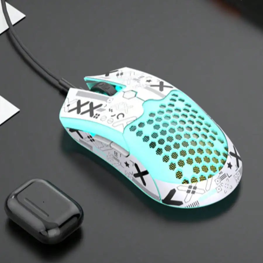 Premium Lightweight Gaming Mouse - 12000 DPI Wired Honeycomb