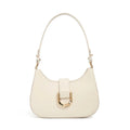 Elegant Crescent Shoulder Bag - Luxury PU Leather