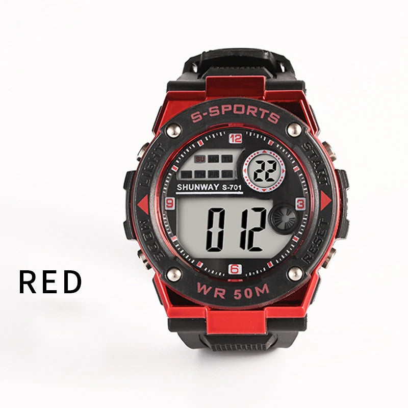 Premium Digital Sports Watch - Waterproof & Luminous