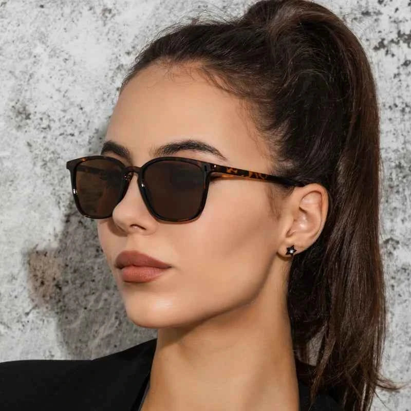 Vintage Square Sunglasses - Retro Designer Luxury Shades