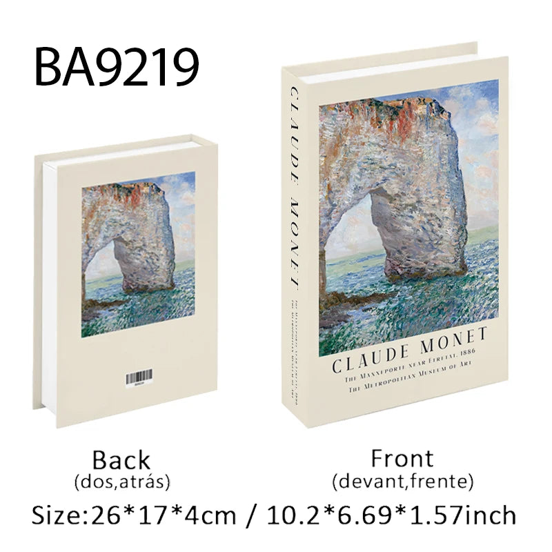 Elegant Luxury Decorative Books - Van Gogh Monet Picasso Series
