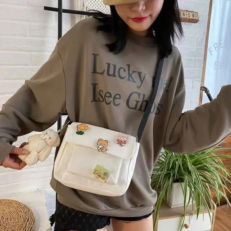 Premium Japanese Harajuku Bag - Versatile Student Crossbody