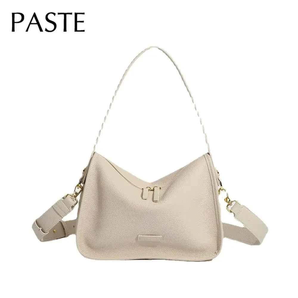 Original Cowhide Leather Shoulder Bag