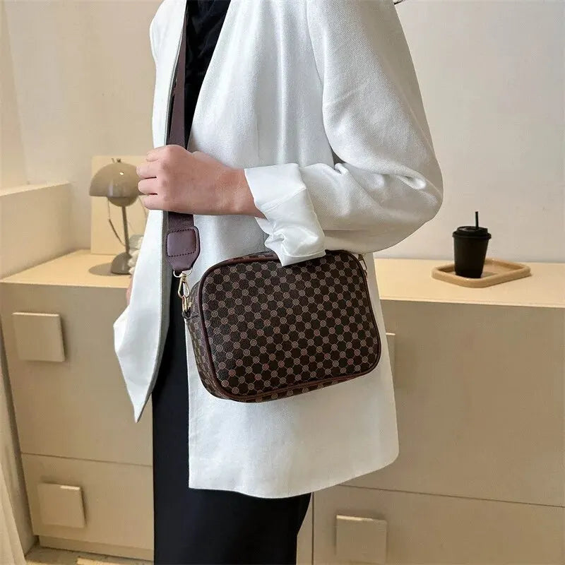 Elegant Vintage Leather Handbag - Soft PU Shoulder Tote