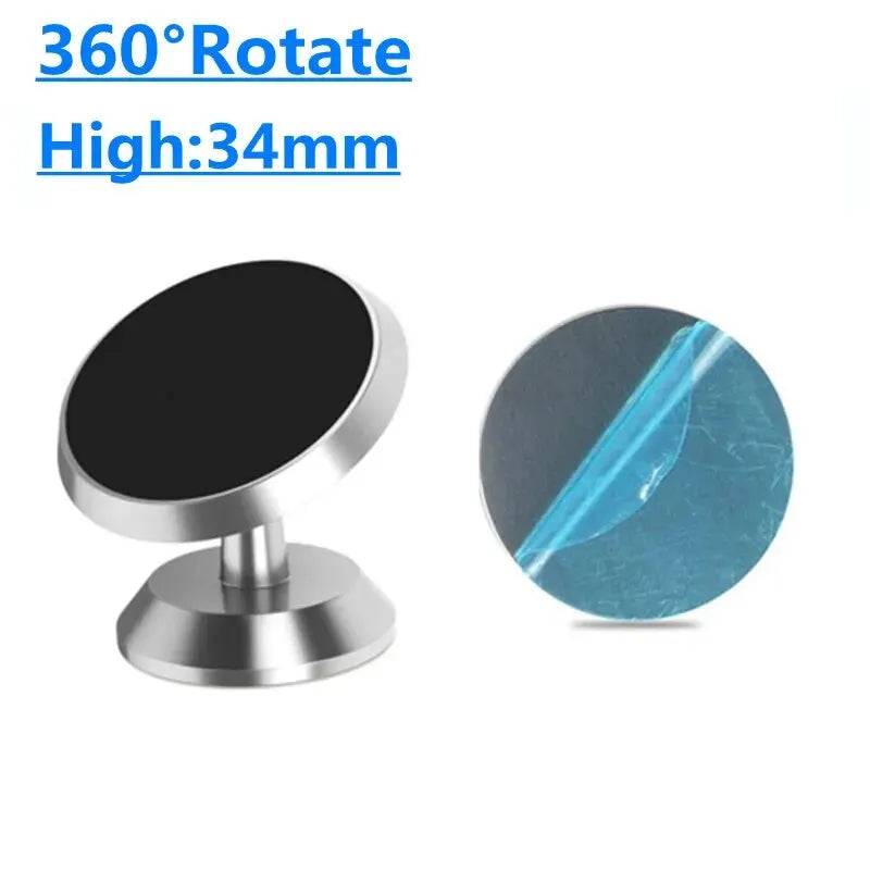 Premium Magnetic Car Phone Holder - 720° Rotation Dashboard Mount