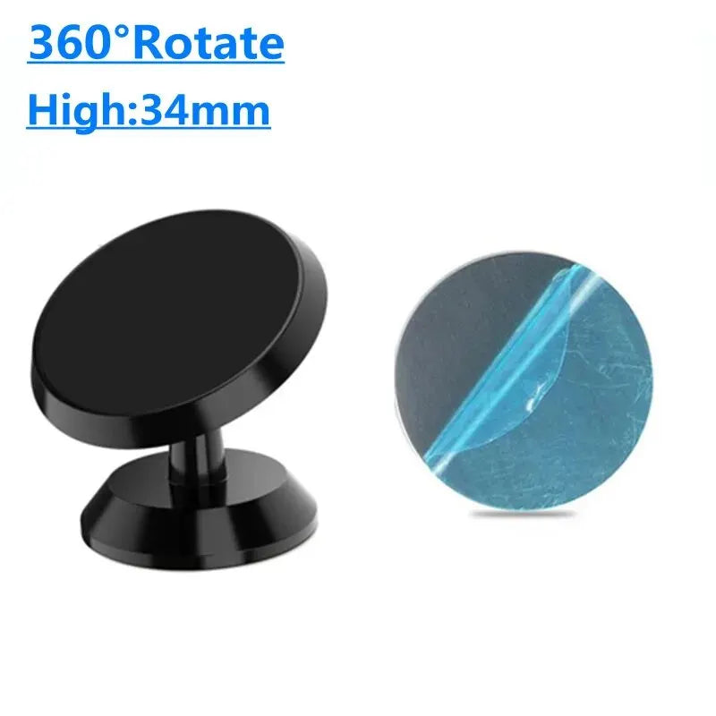 Premium Magnetic Car Phone Holder - 720° Rotation Dashboard Mount