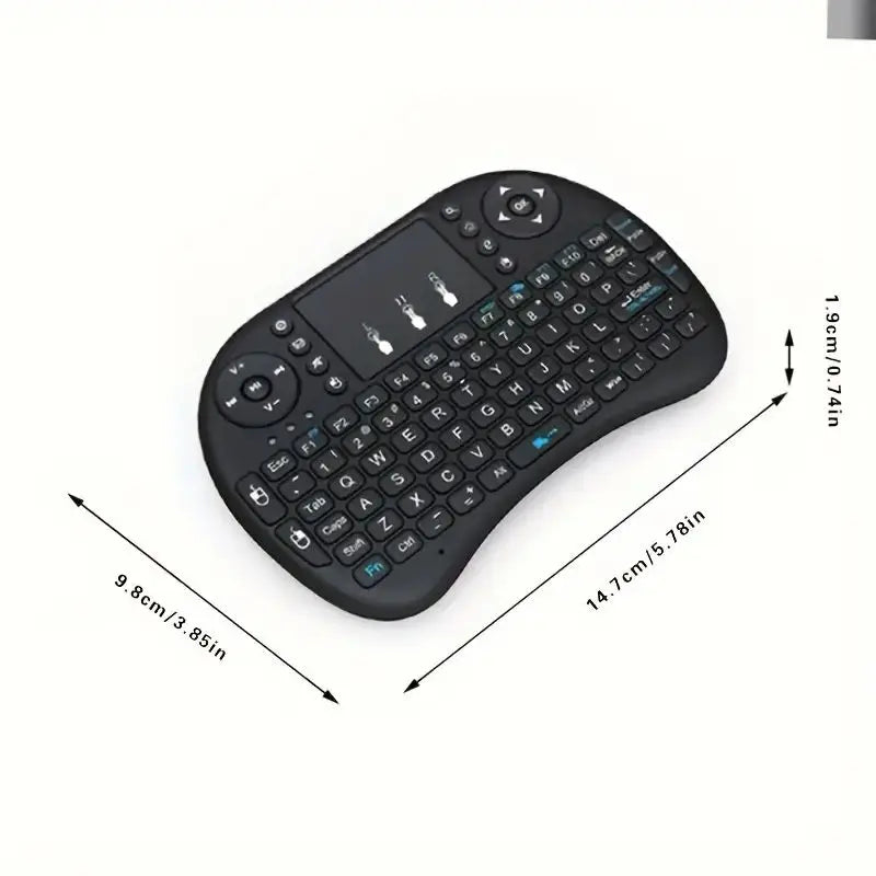 Premium Mini Wireless Keyboard with Air Mouse & Touchpad for Android TV