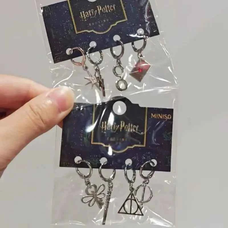 Elegant Harry Potter Earrings - Movie Style Anime Stud Jewelry