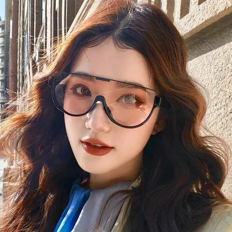 Vintage Semi-Round Sunglasses - Premium UV400 Fashion Eyewear
