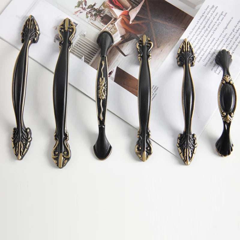 Premium Solid Brass Cabinet Handles - Electroplated Elegance