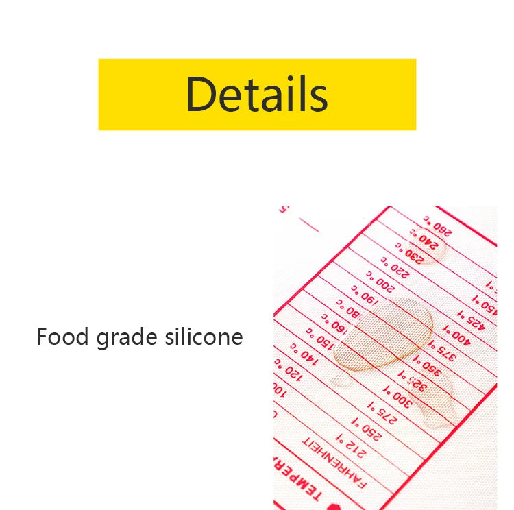 Professional Silicone Baking Mat - Non-Stick Dough Pad