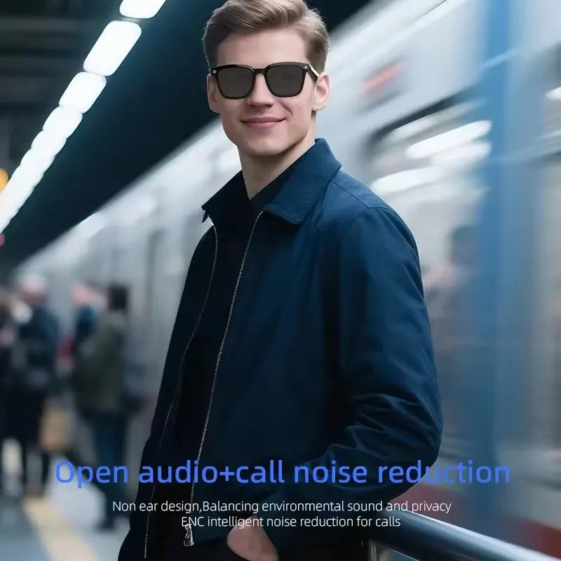 AI Smart Glasses with 8MP Camera & Real-Time Translation