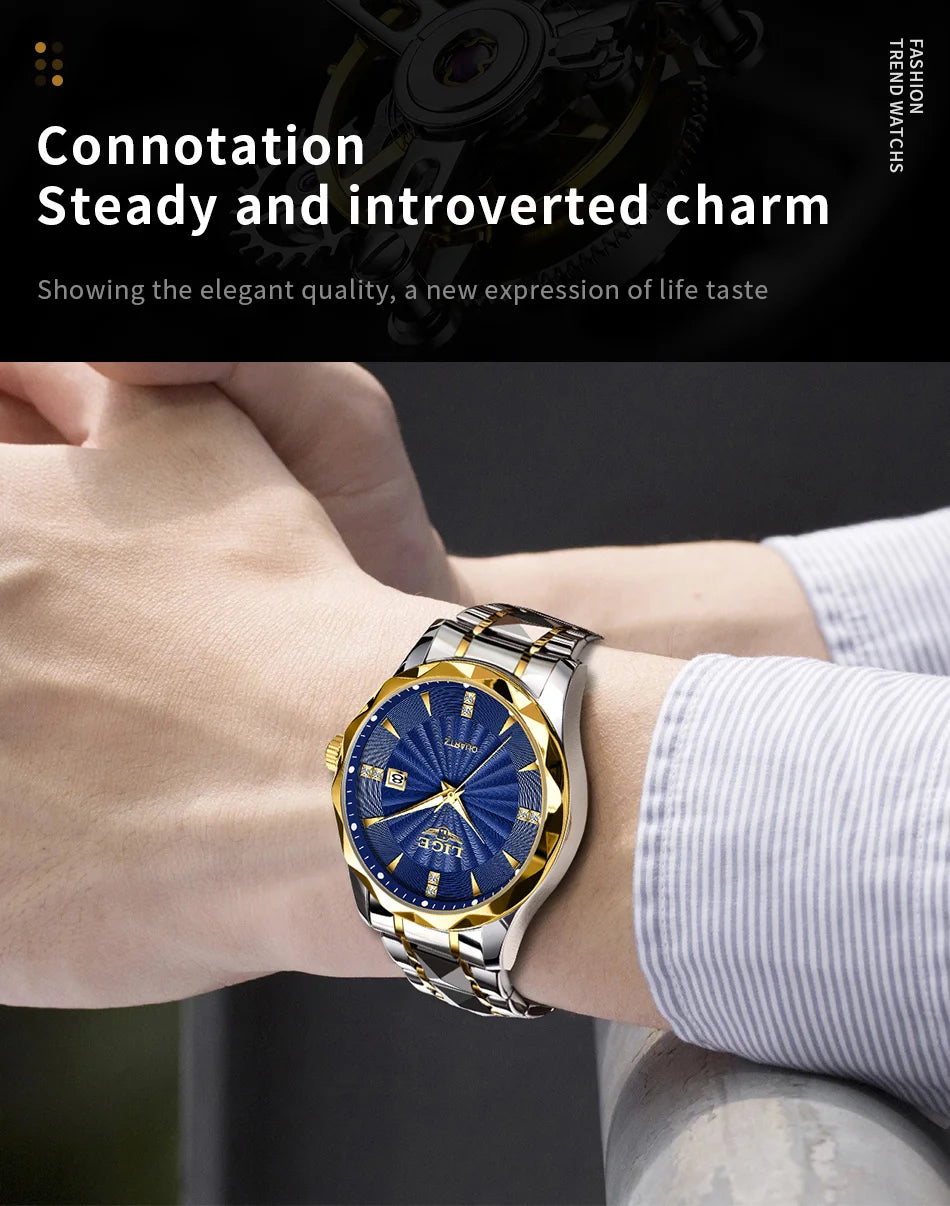 Elegant Women's Luxury Quartz Watch - Waterproof & Luminous