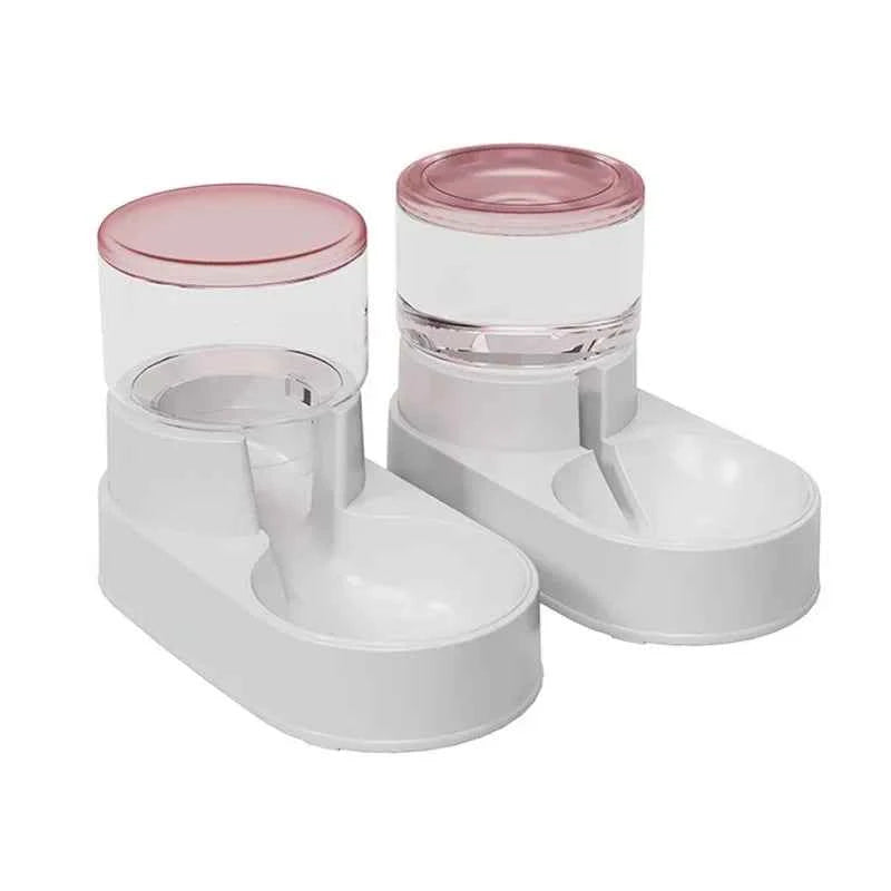 PP material Pet feeder Pet Water Fountain Drink Bowl Automatic Pet Feeder Large Cat Dog Food Dispenser