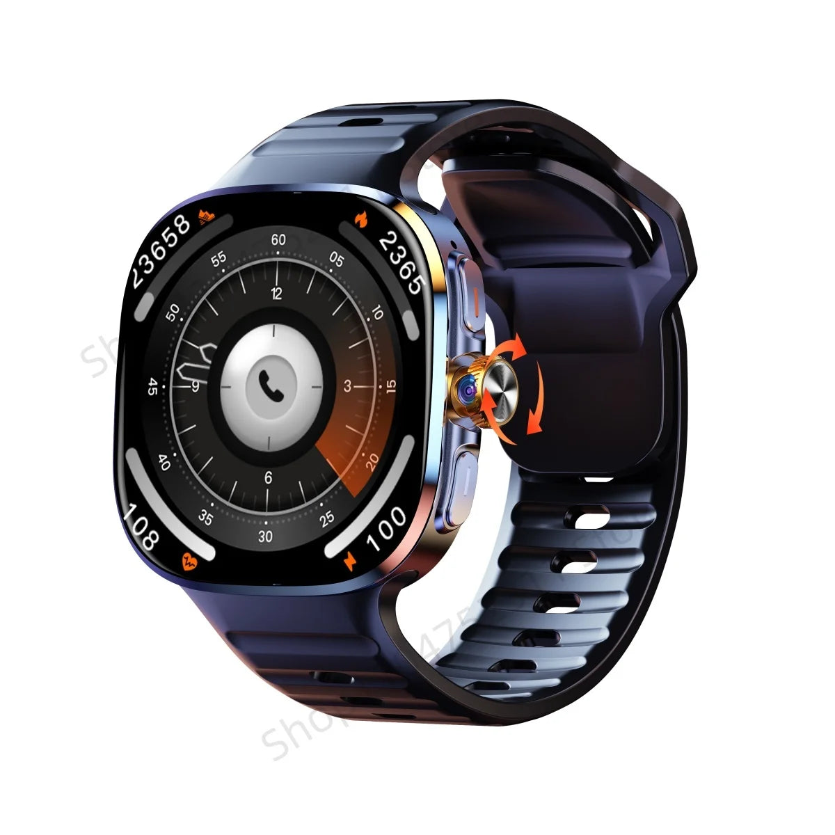 Ultimate 5G Smart Watch - 2.4 Inch AMOLED & Rotating Camera